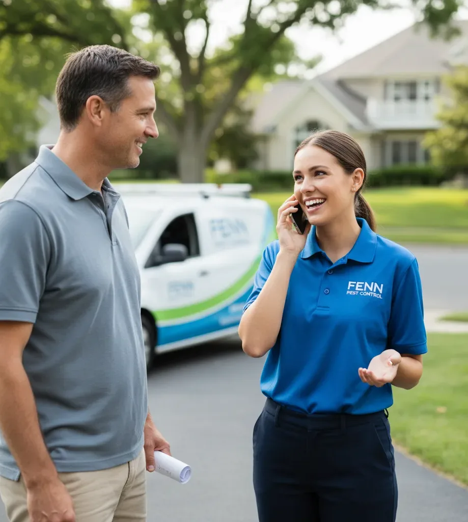 Fenn Pest Control customer support in Raymond